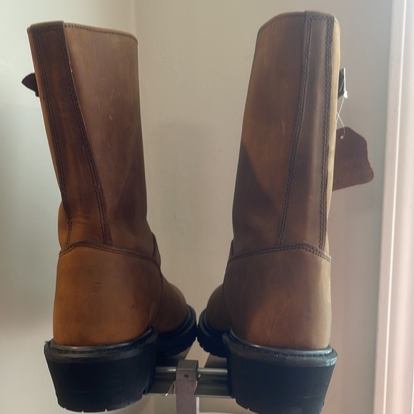 Riding Full Grain Leather Men’s 10' Tall Boots NEW - Picture 5 of 6